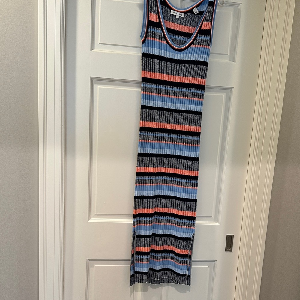 Striped Sleeveless Maxi Dress